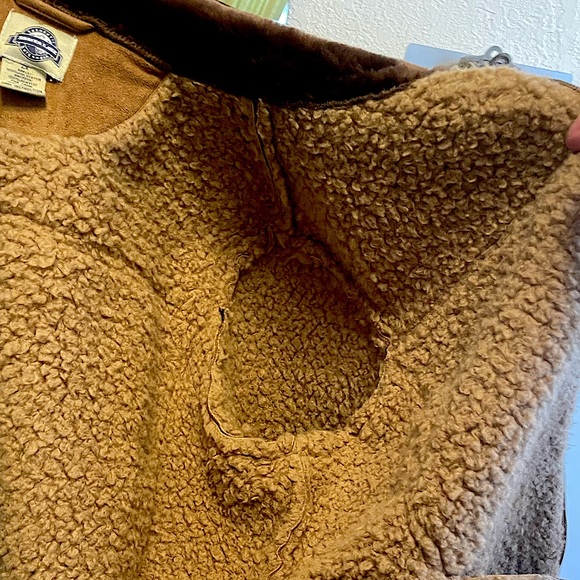 Rugged Yellowstone Barn Farm Homestead Faux Suede Fleece Heavy Warm Lake Coat 2X - Picture 12 of 12